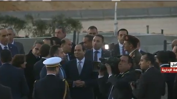 السيسي ونظيره الفرنسي