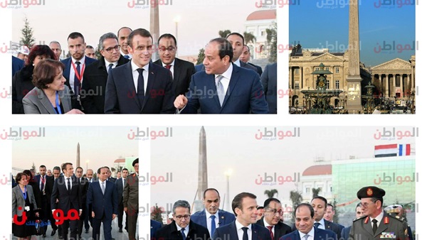 جولة ماكرون في مدينة