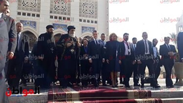 جولة ماكرون فى الكاتدرائية