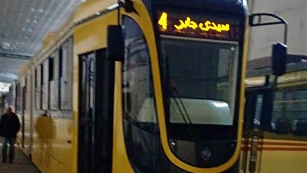 أول وحدة ترام مكيف