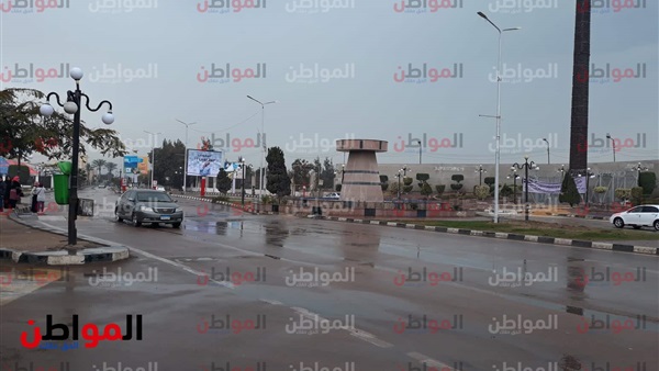 سقوط أمطار بكفر الشيخ