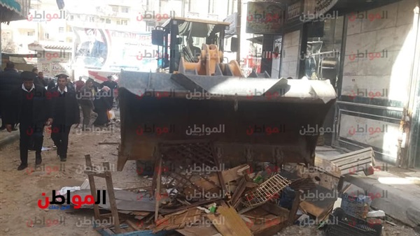 جانب من إزالة الإشغالات