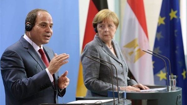 الرئيس السيسي والمستشارة