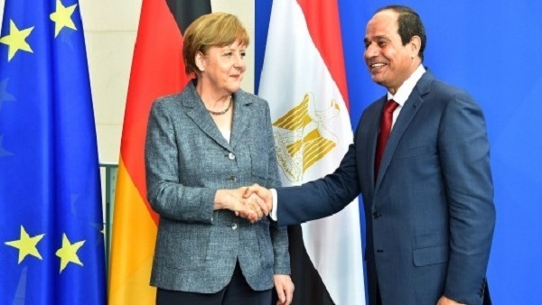 الرئيس السيسي والمستشارة