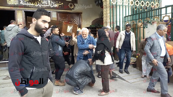 جنازة نادية فهمى