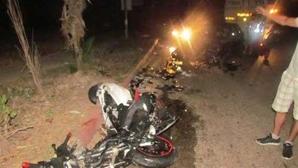 حادث دراجة نارية
