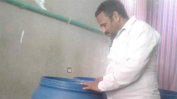 ضبط 2200 لتر لبن