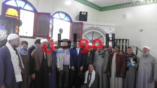 افتتاح أول مسجد بعزبة