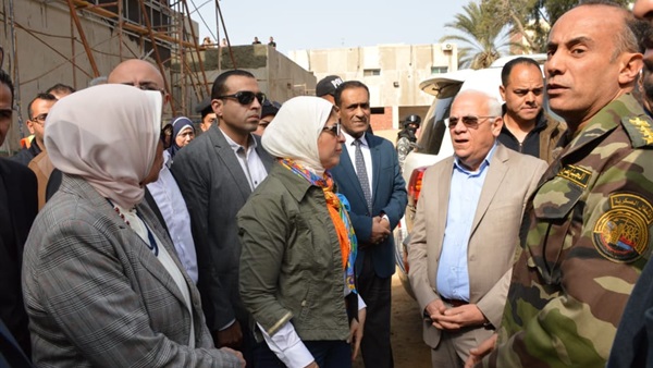 وزيرة الصحة في بورسعيد