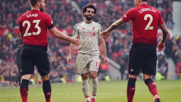 محمد صلاح خلال مباراة