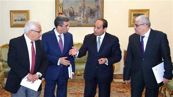 الرئيس السيسي مع