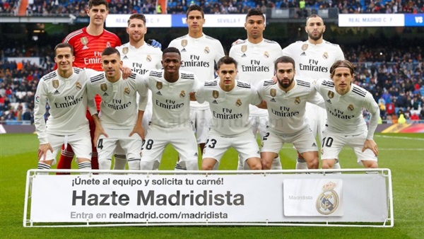 لاعبو ريال مدريد