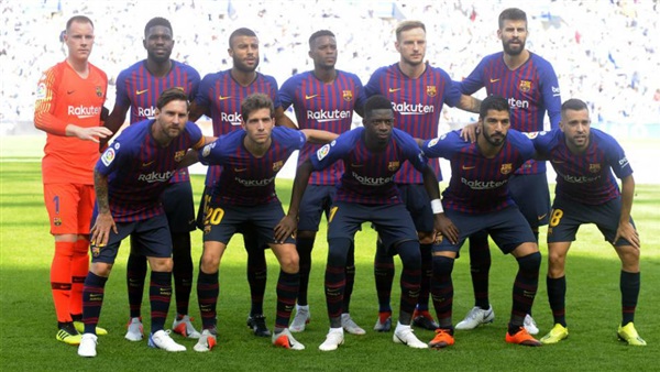 لاعبو برشلونة