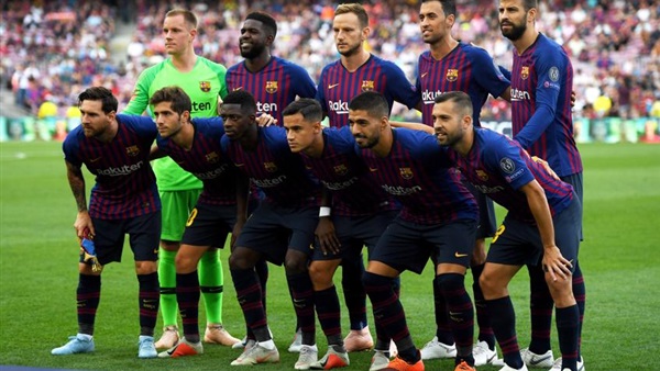 لاعبو برشلونة