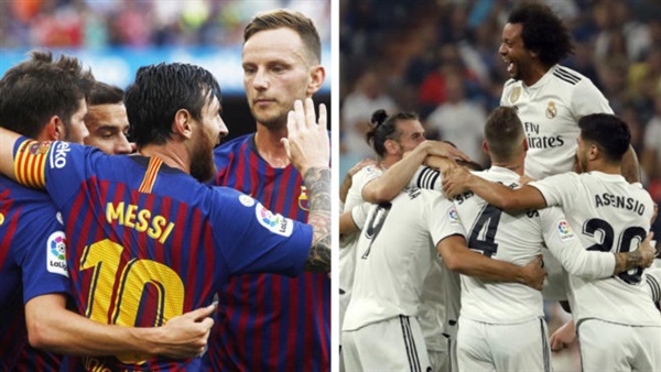ريال مدريد وبرشلونة