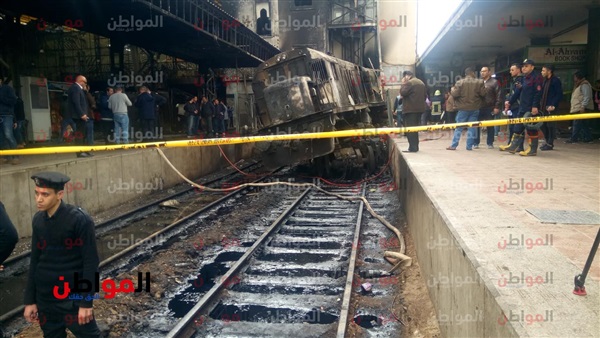 حادث قطار محطة مصر