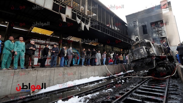 حريق محطة مصر