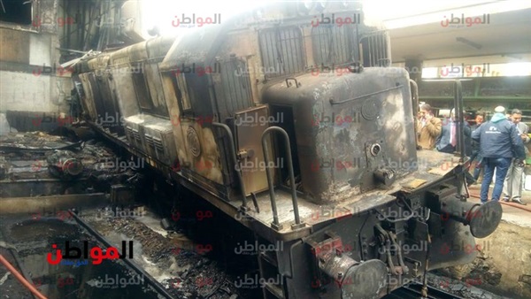 حريق محطة مصر