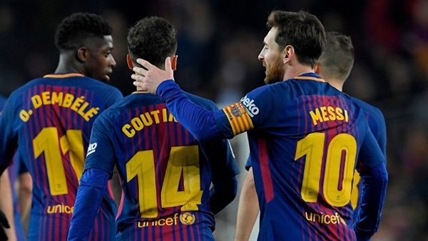 لاعبي برشلونة