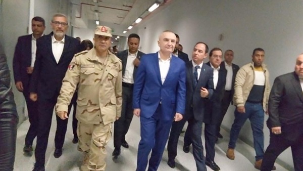 رئيس ألبانيا خلال
