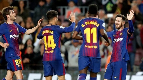 لاعبو برشلونة