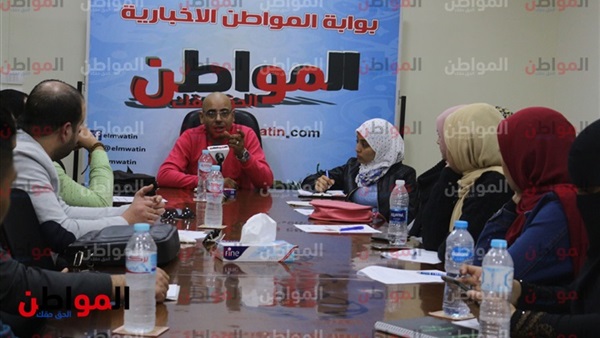 مسعد شاهين مع مراسلي