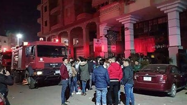 حريق هائل ببورسعيد