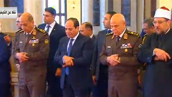 حضور الرئيس السيسي
