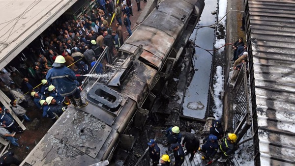 حادث قطار محطة مصر