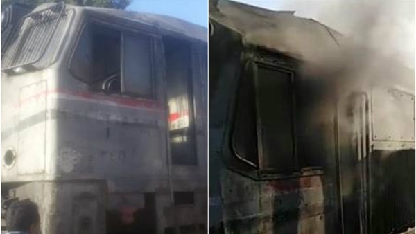 حريق جرار محطة شلقان