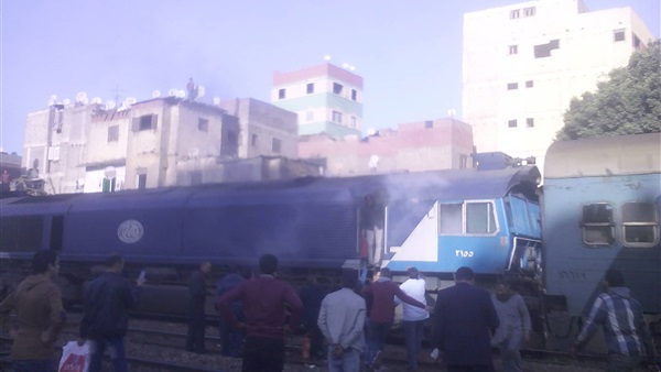 حريق جرار محطة مصر