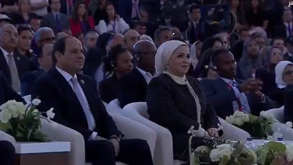 لحظة وصول الرئيس