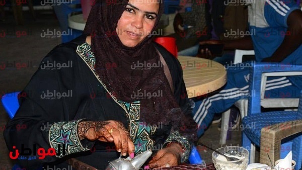 بائعة قهوة سودانية