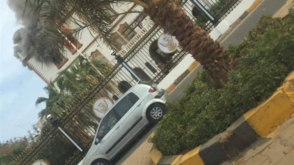 حريق في القصر الرئاسي