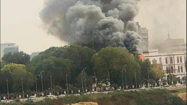 حريق القصر الرئاسي