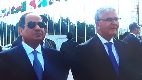 وصول السيسي إلى تونس