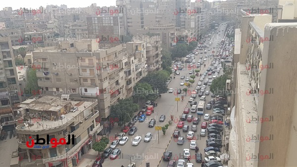 الحالة المرورية منتصف