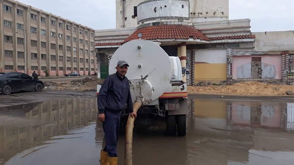 الأمطار في بورسعيد
