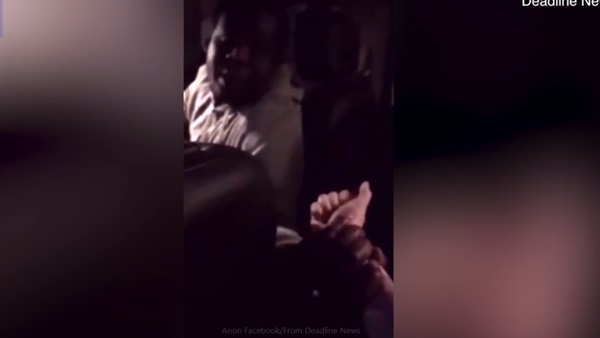سائق يضرب فتاة بسبب