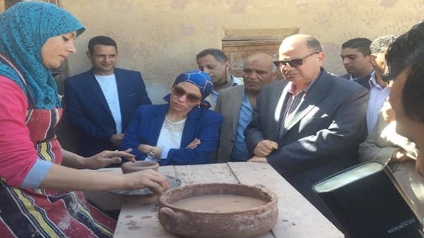 وزيرة البيئة في الفيوم