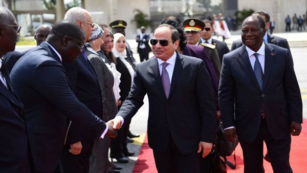 الرئيس السنغالي والسيسي