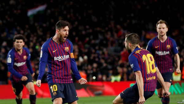 لاعبي برشلونة