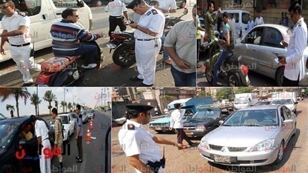 حملات مرورية مكثفة