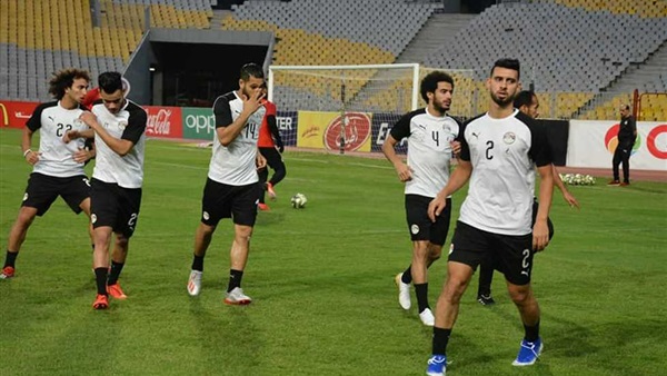 جانب من تدريبات منتخب