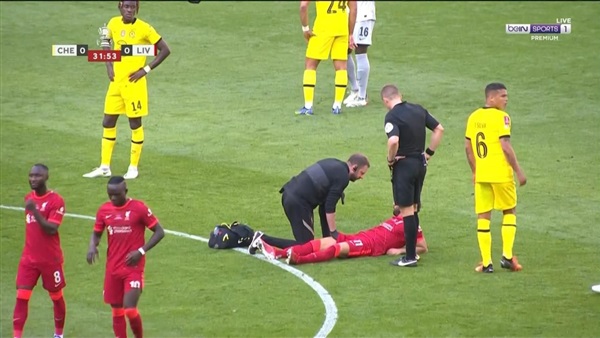 اصابة محمد صلاح في