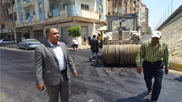 إحدى طرق محافظة المنوفية