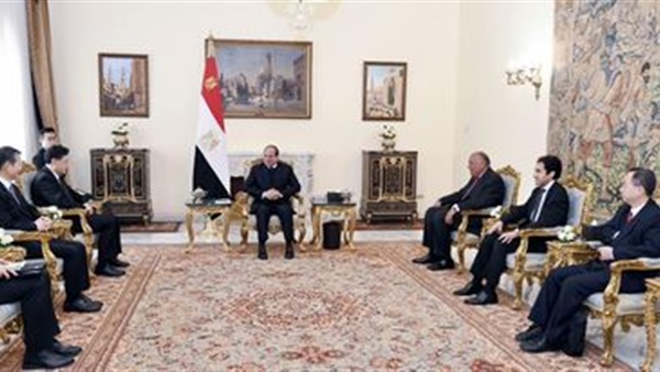 الرئيس السيسي ووزير