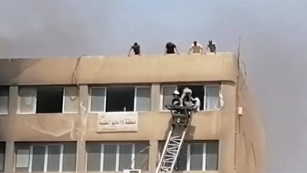 تفاصيل حريق مبنى