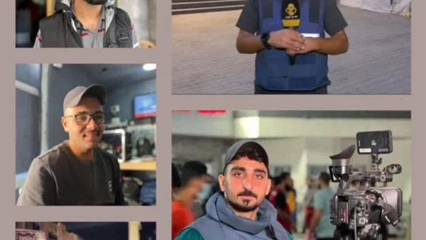 صور الصحفيين من فلسطين