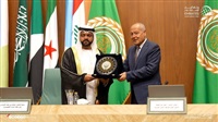  في ختام  اليوم العربي للتنمية المستدامة بالجامعة العربية،تكريم ولي عهد الفجيرة والكرداوي تطلق مبادرة صك التعليم